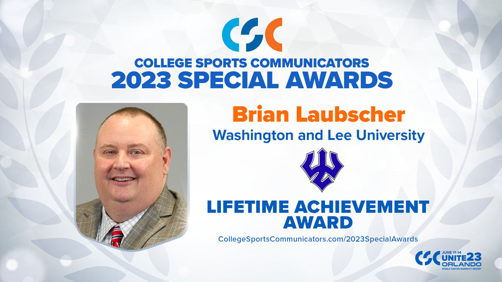 2023 Special Awards Salute: Brian Laubscher (Washington and Lee), Lifetime Achievement Award